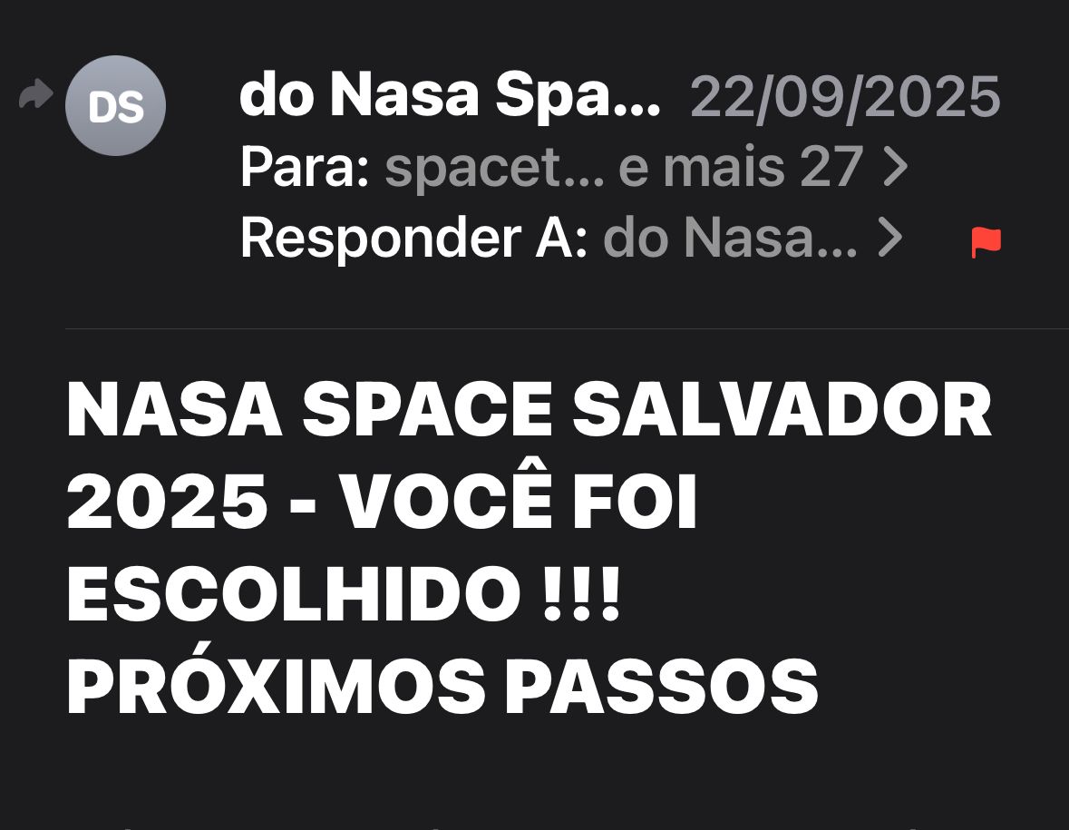 sracomputador's tweet image. HACKATON da  NASA

- PEGAMOS O TOP10!!!
- estavamos concorrendo com times q ja desenvolviam seus projetos a UM ANO, então pegarmos o TOP10, de uma ideia que criamos no sábado e desenvolvemos no final de semana foi doido.
- foi meu 1º hackaton, o prox vai ser MUITO MELHOR