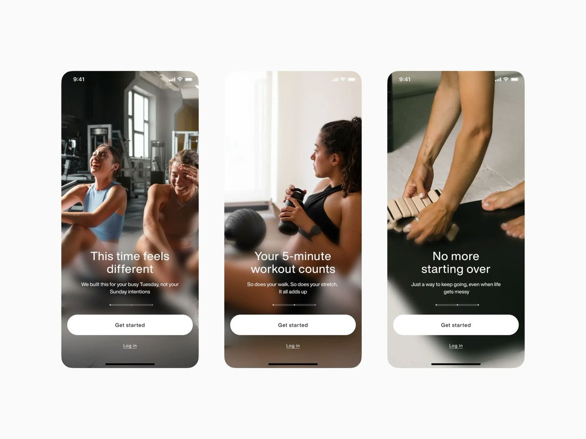 Fitness motivation screens by <a href="/uiuxadrian/">Adrian</a>