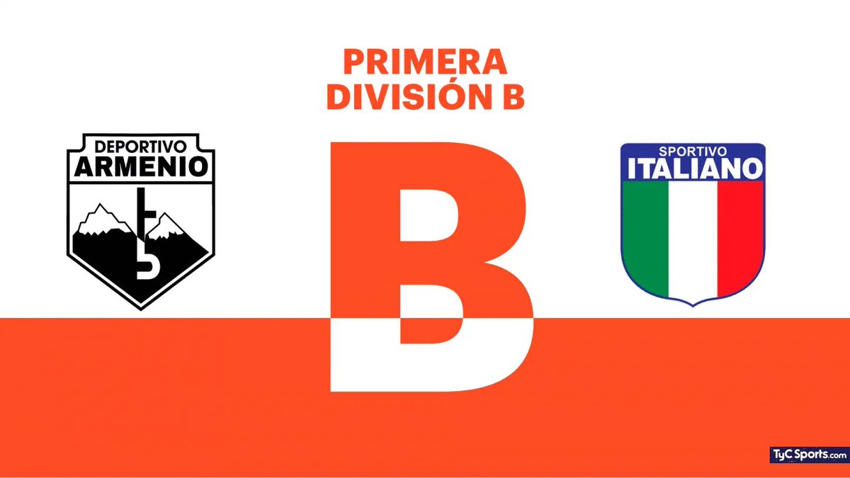 🇦🇲🆚🇮🇹 

#DeportivoArmenio y #SportivoItaliano se ven las caras en un duelo clave por el campeonato de la Primera B. Los esperamos desde las 15.20 horas por <a href="/TyCSportsPlay/">TyC Sports Play</a> 👇🔥
play.tycsports.com/primera-divisi…