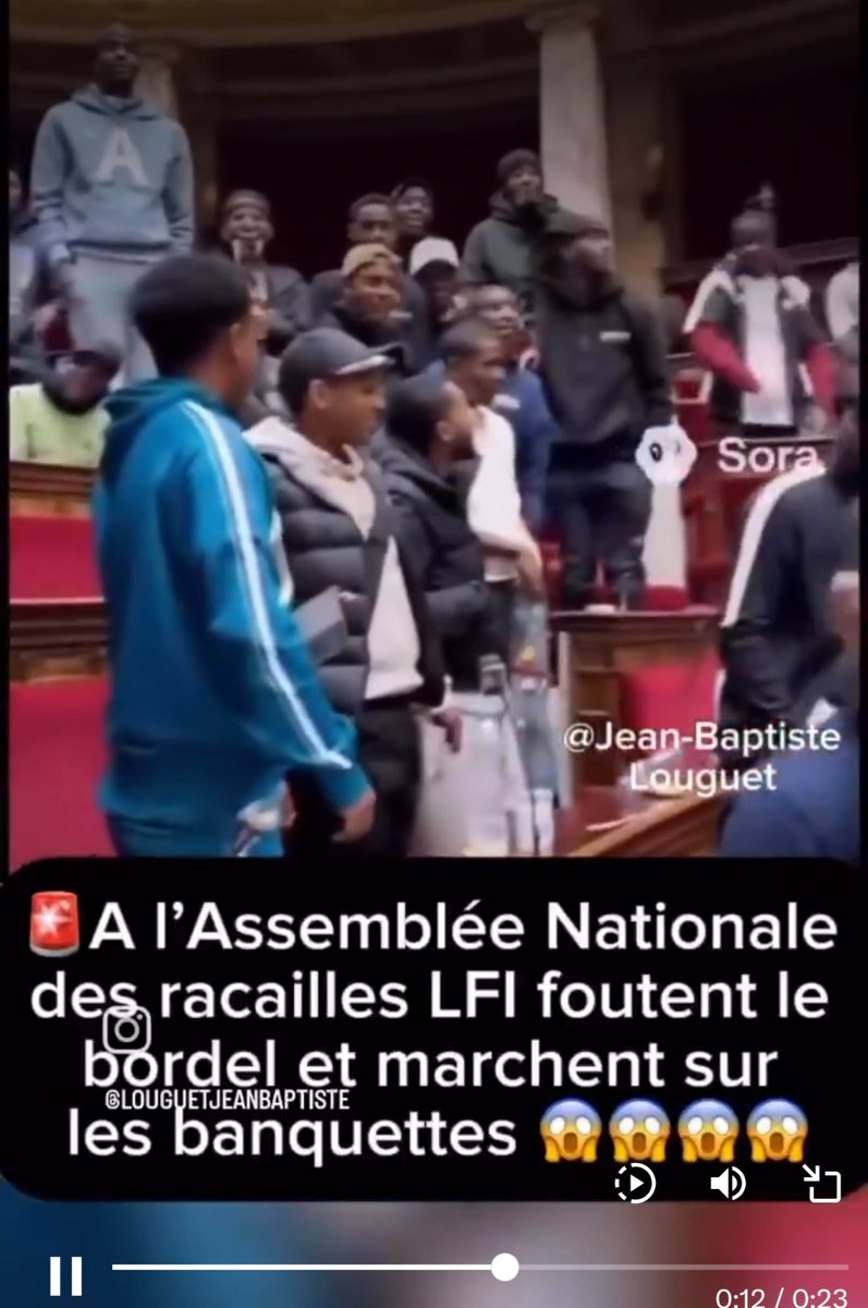 Cette scène n'a évidemment jamais existé, c'est une vidéo créée par IA sur Sora (c'est même marqué dessus)
Mais bon, les racistes et la vérité c'est un peu comme les racistes et l'intelligence.
#LextremeDroiteMent
#LextremeDroiteMent
#LextremeDroiteMentToutLeTemps