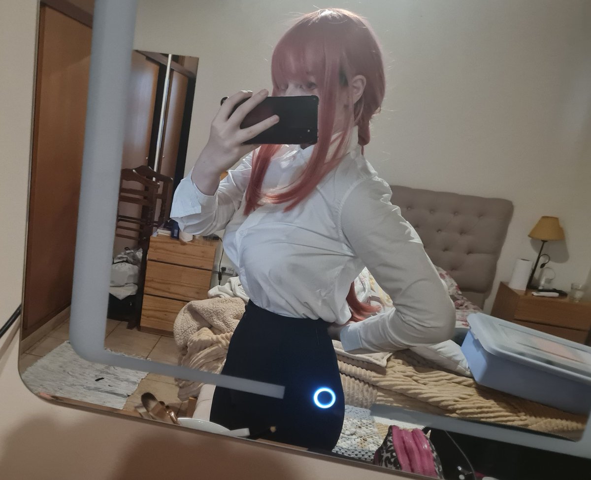 i5suk3rs's tweet image. Finally!!!!!  My first cosplay ever
#csm #makima