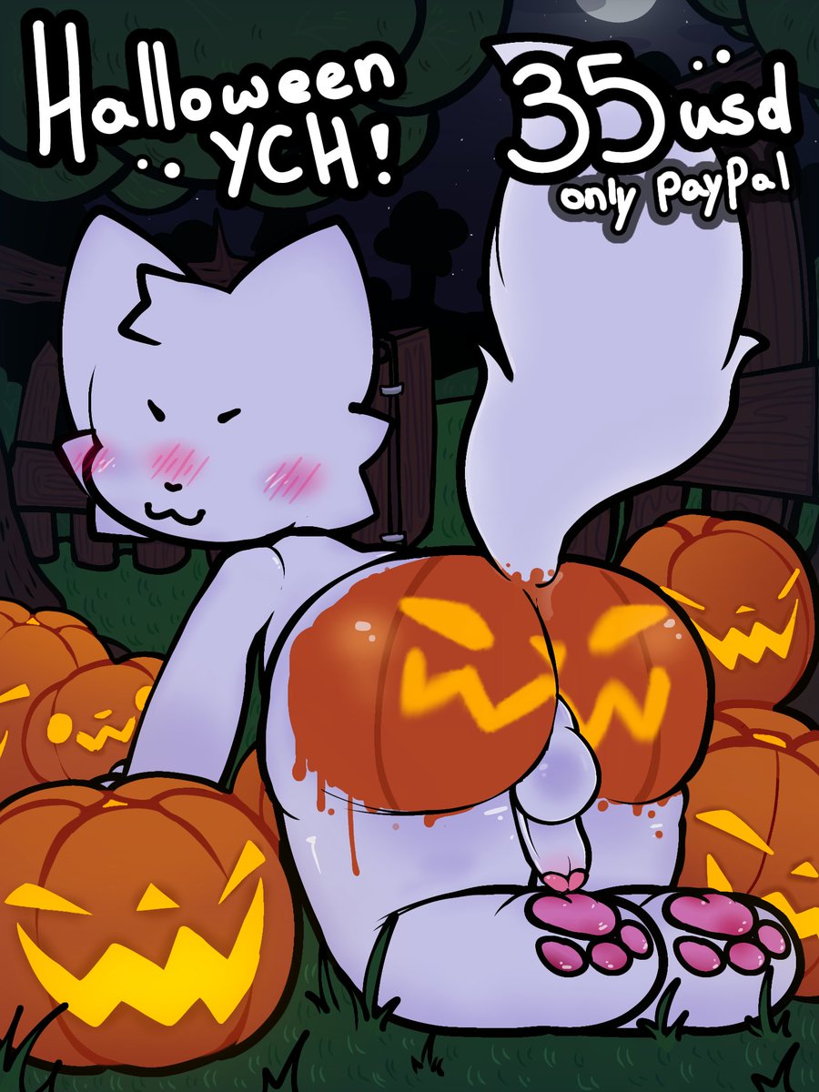 pumpkin ych !!  Dm if interested 🎃💥
