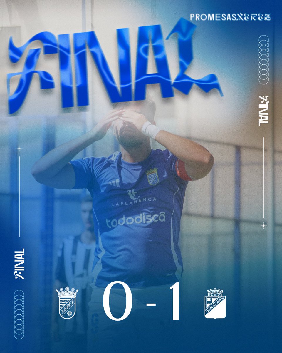 ⏱️ 90' | Se escapan los puntos esta jornada para el filial.

💙 0⃣-1⃣ 🔴 #XerezBVéjer