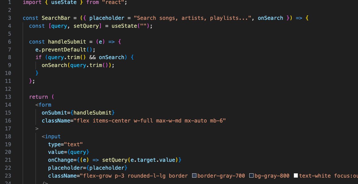 VrateshGhadge's tweet image. Day 83 of #100DaysOfCode 

Core Music App features ✅
– Songs, playlists, search, profiles
– Auth &amp;amp; playback functional 🎶
UI polish still in progress ✨
– Tweaks, spacing, hover states
#100DaysOfCode #React #MERN #WebDev #MusicApp