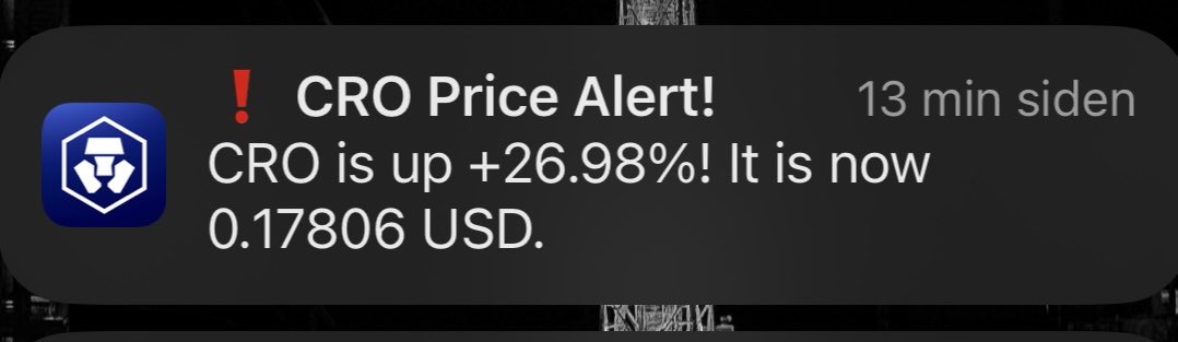 My favourite notification #cro!