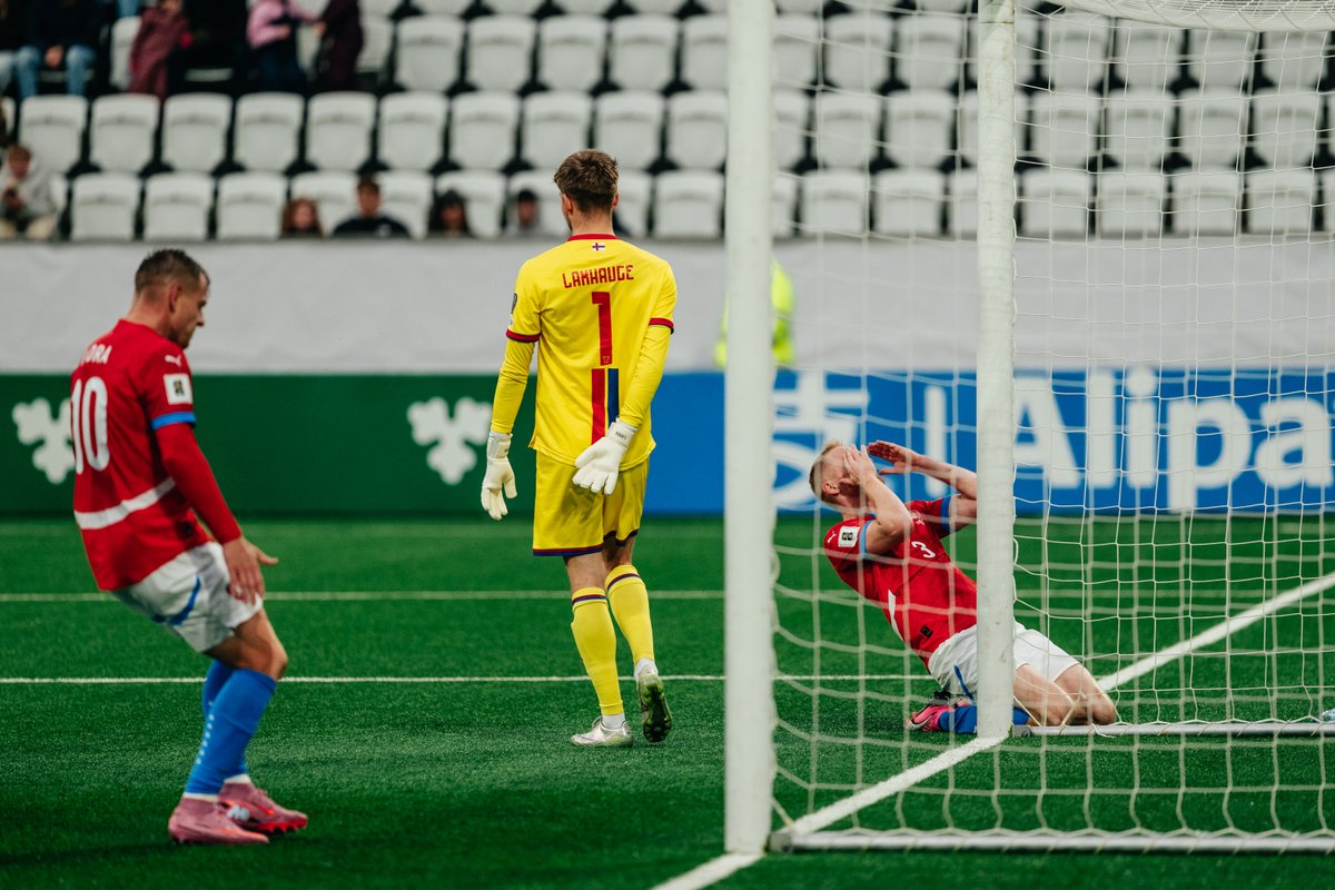 ceskarepre_eng's tweet image. Full-time. 2:1 for the hosts.

🇫🇴 #WCQ 🇨🇿