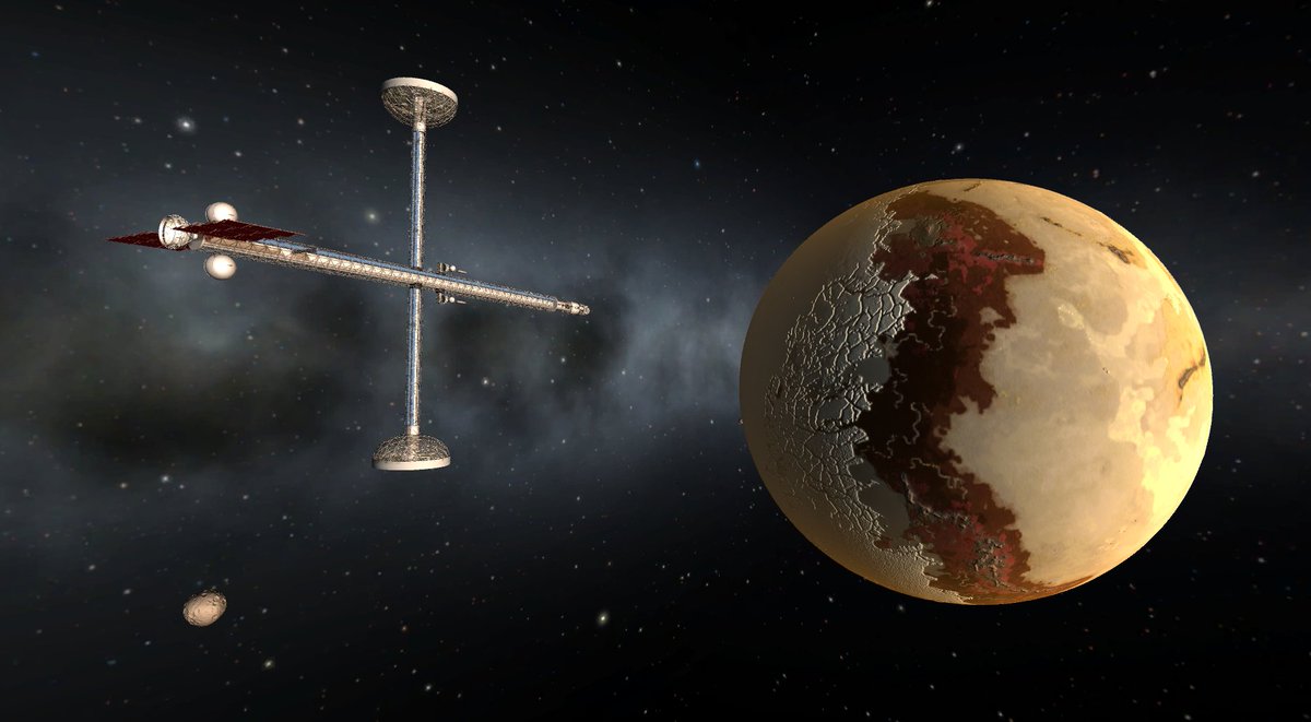 mikusingularity's tweet image. From 2017 to 2021, reddit user "16807" created the first non-FTL interstellar missions that I know of in KSP, including a self-replicating probe and a generation ship.
They were playing KSP 2 (as it was supposed to be) well before it was announced.
old.reddit.com/r/KerbalSpaceP…
