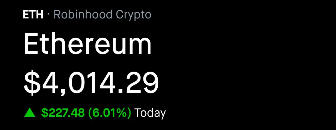 amitisinvesting's tweet image. tom lee got to buy so much $ETH below $4000 this weekend because of a truth social post 😂
