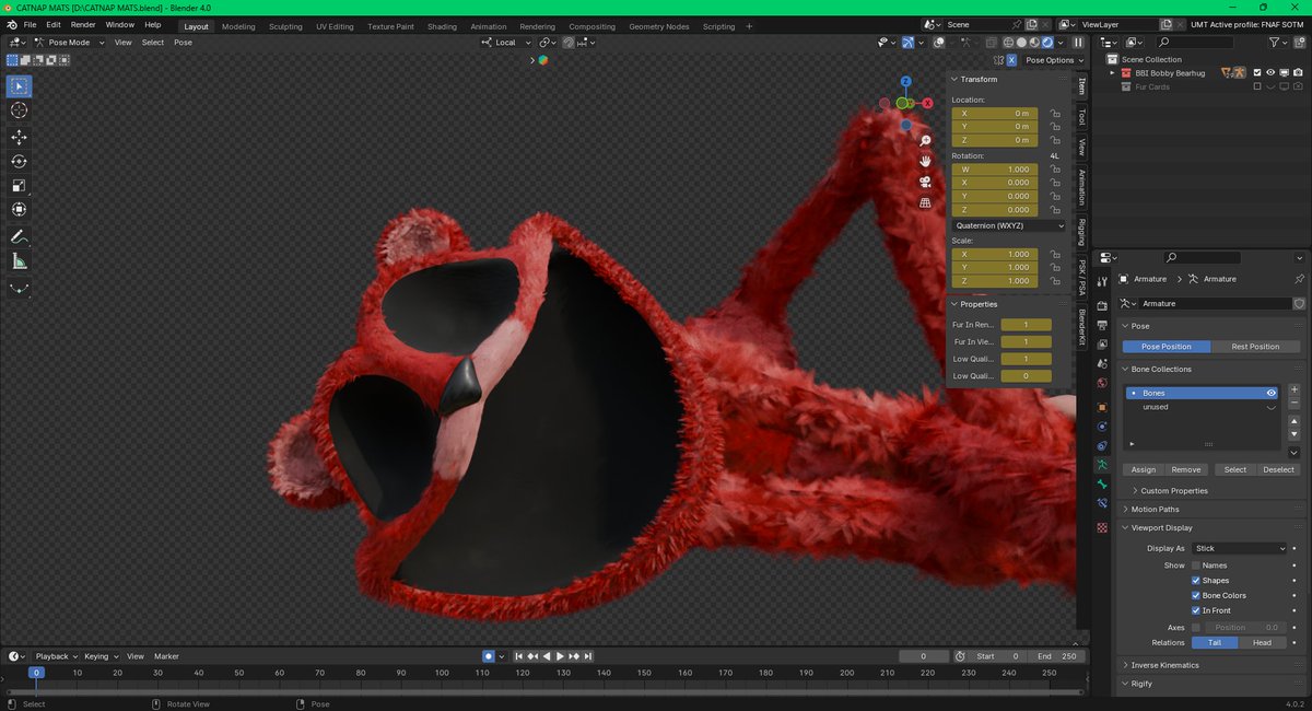 bonbon387410's tweet image. Made 2 types for fur because I know some of you guys that get my rigs have wood plank for a GPU.
#BobbyBearHug
#PoppyPlaytime
#PoppyPlaytimeChapter3
#PoppyPlaytimeChapter4
#blender