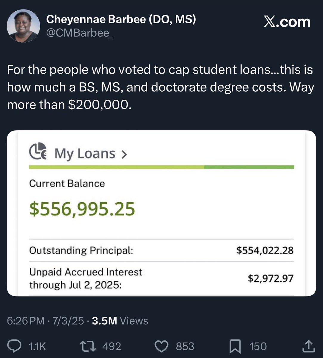 Cheyennae Barbee (DO, MS) tweet media