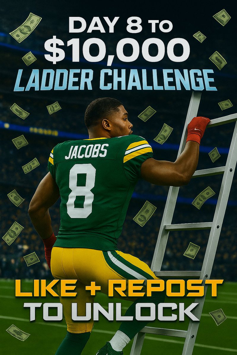 My Algorithm has turned $10 into $1280 In the last 7 Bets.

Today we will be turning $1,280 into $2,560 as we complete another step of the ladder to $10,000!

💰Comment "Now" if you want today's 10K Challenge WINNER

❤️LIKE + RT this post &amp; I will send you the play plus my +1200