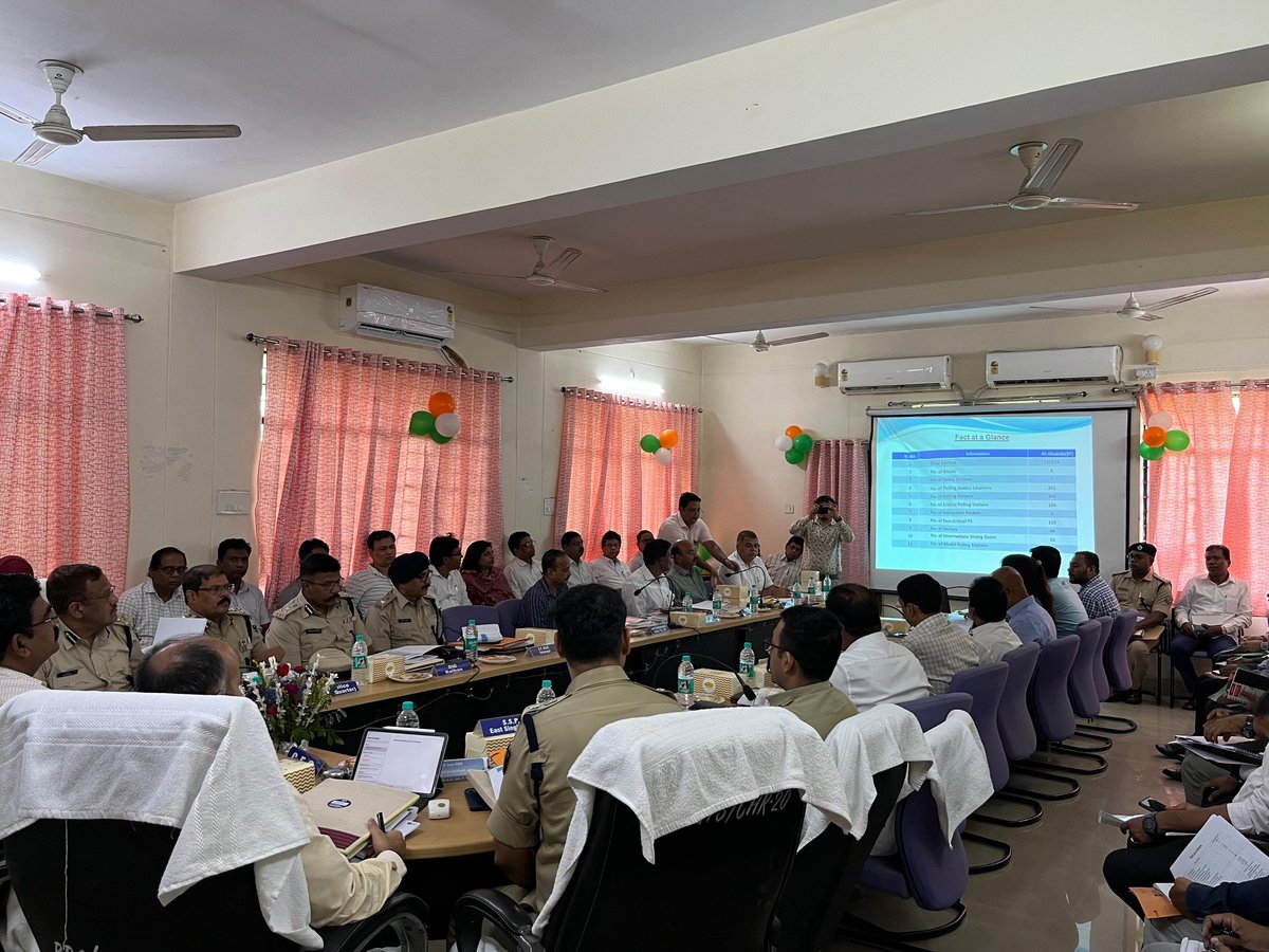 ceojharkhand's tweet image. मुख्य निर्वाचन पदाधिकारी ने 45–घाटशिला (अ.ज.जा.) विधानसभा उप निर्वाचन 2025 हेतु की समीक्षा बैठक

@ECISVEEP @SpokespersonECI 
@DEO_Jsr @RanchiPIB @airnews_ranchi @ddnewsjharkhand