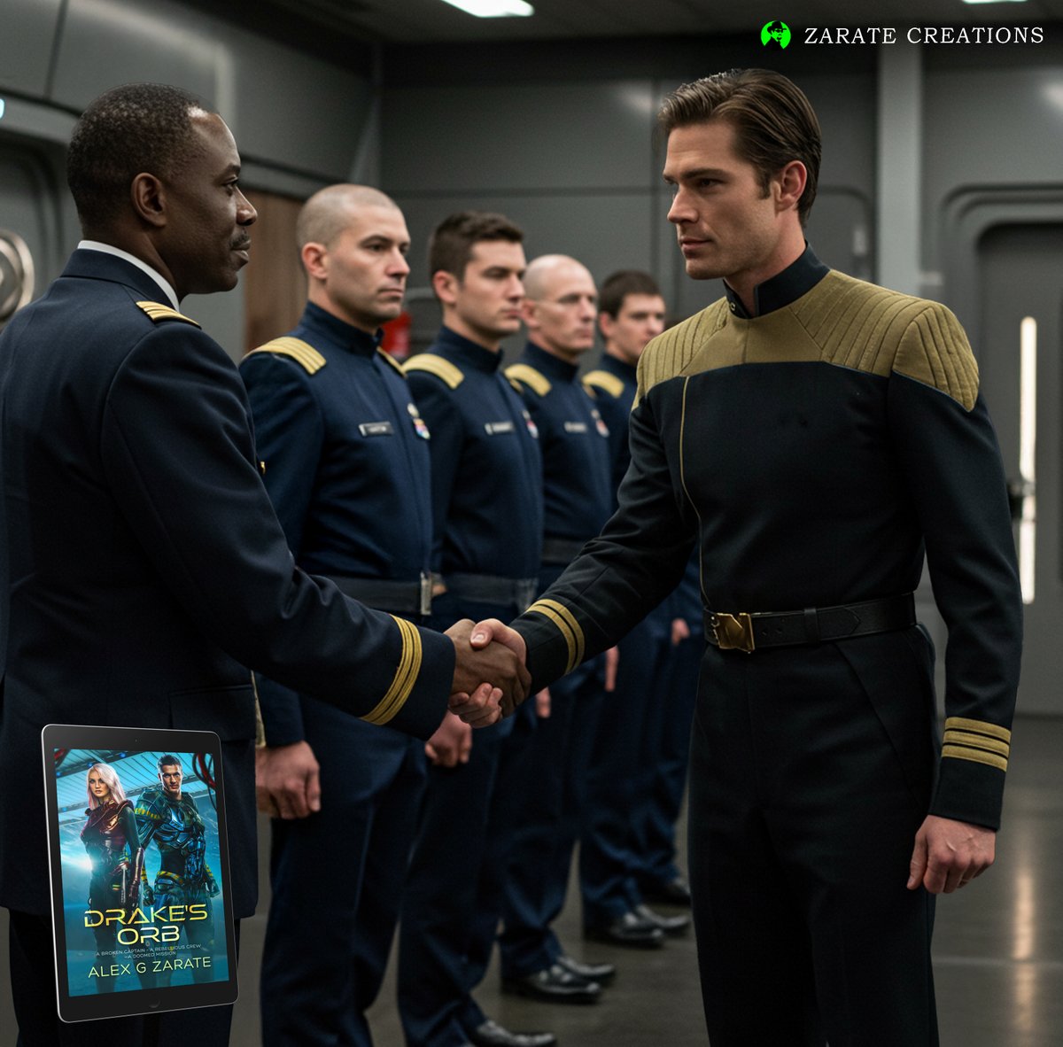 ZarateCreations's tweet image. “Hope you’re not as soft as the last one.” Security Chief Digger challenges Drake. Tensions rise on The Mary. Read Drake’s Orb for crew dynamics!
amazon.com/dp/B0FGNKSMCD
#SciFiCrew #DrakesOrb #SpaceDrama #BookAddicts #SciFiThriller #EpicJourney #CrewDynamics #ReadSciFi