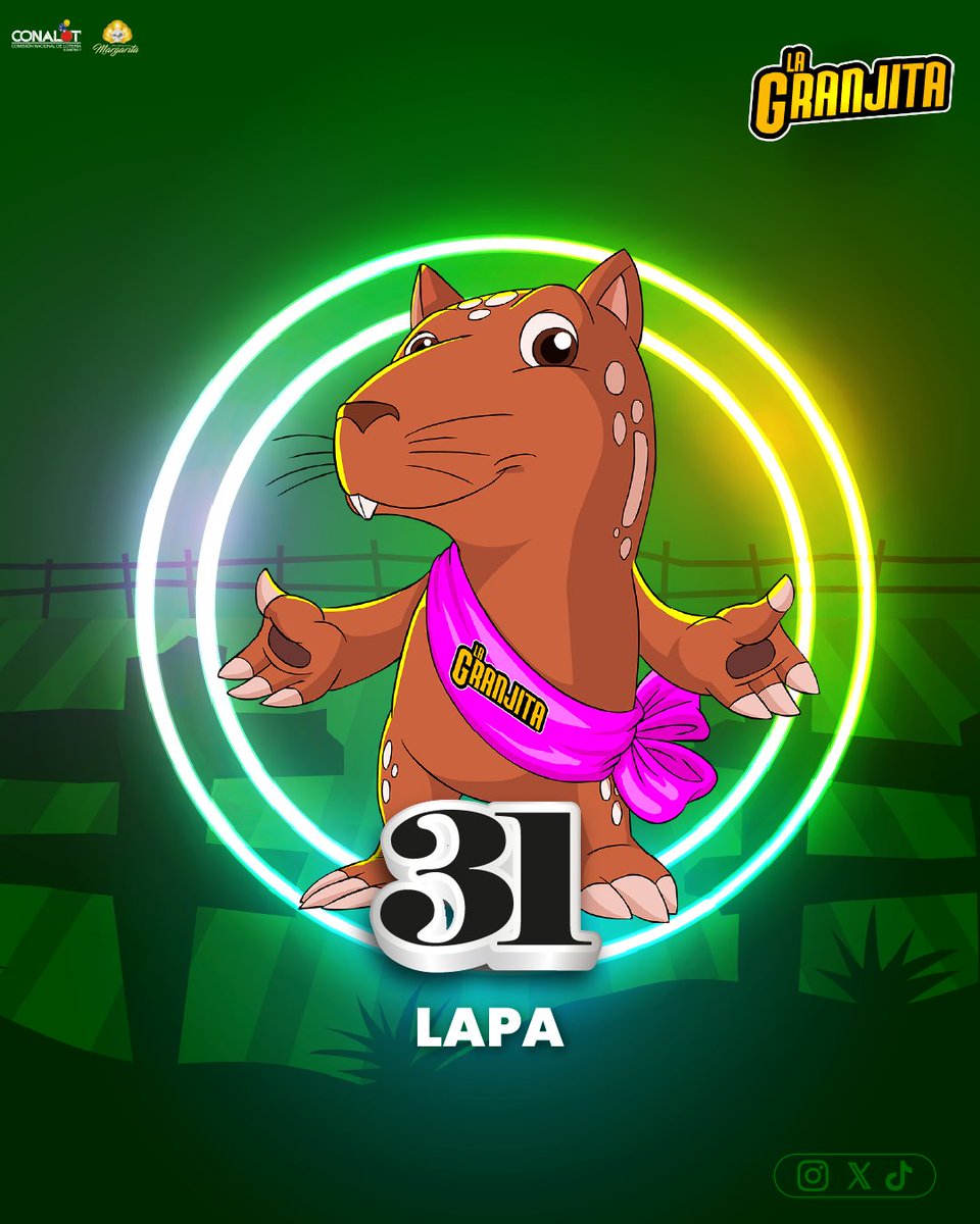 lagranjitaofic's tweet image. 12-10-2025
11:00:00 am
31 LAPA
#sorteos #lotería #loteriainternacionaldemargarita