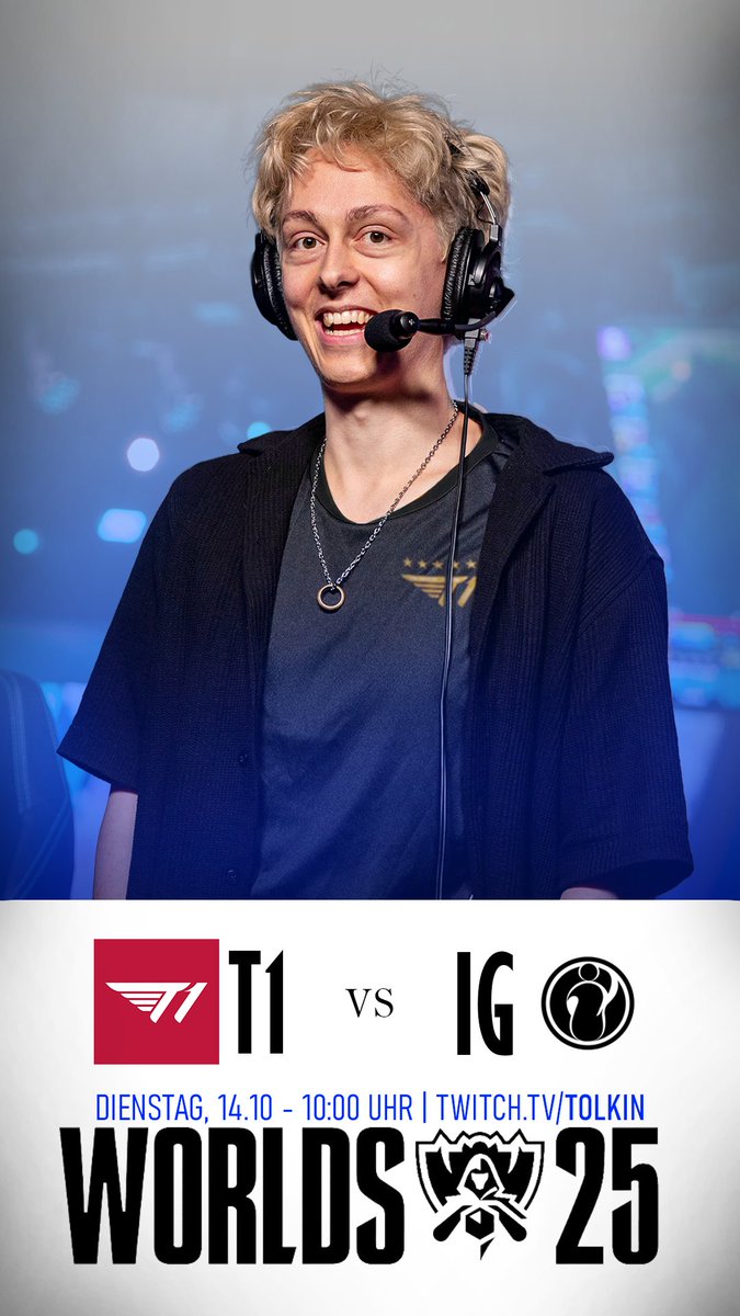 WORLDS BEGINNEN MIT EINEM BANGER! 

Knockout zwischen dem ersten koreanischen Weltmeister und dem ersten chinesischen Weltmeister.

Werde alle Games streamen! Freue mich auf dich du Schlingel