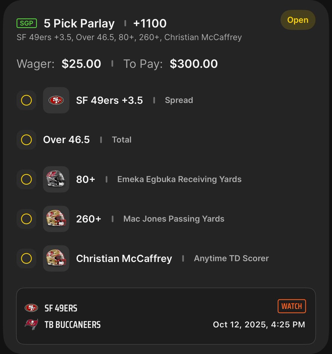 J_murph33's tweet photo. @stoolgambling @DKSportsbook #BarstoolGOTW https://t.co/KdokInULsO