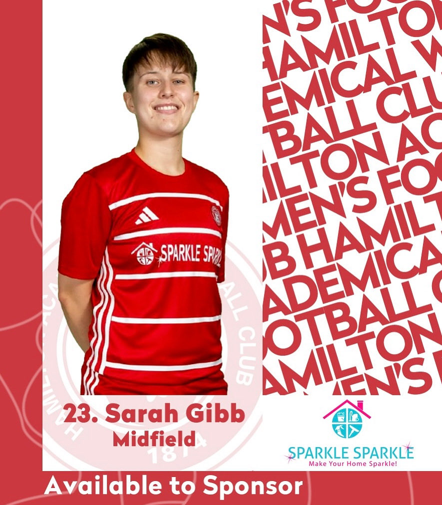 🔴 Player of the Match with 
soulsuites.co.uk

<a href="/SarahGibb6/">Sarah Gibb</a> picked up today’s Accies Player of the Match chosen by the officials.