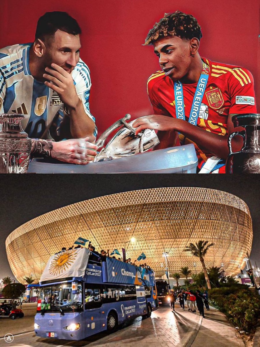 ARG4ARB's tweet image. 🚨 marca | فيناليسيما بين الأرجنتين وإسبانيا سيلعب في 28 مارس في لوسيل، قطر.