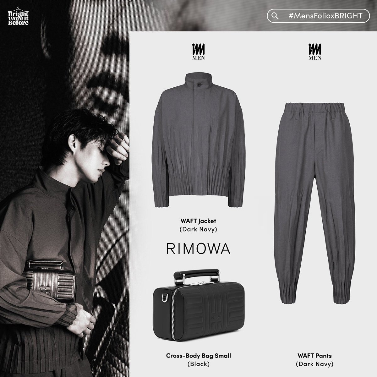◆◇ isseymiyakeofficial ◇◆

👕 WAFT Jacket (Dark Navy)
🛒 $695 (22,727 THB)

👖 WAFT Pants (Dark Navy)
🛒 $495 (16,187 THB) 

◆◇  <a href="/RIMOWA/">RIMOWA</a>  ◇◆
 💼 Cross-Body Bag Small (Black)
🛒 42,200 THB 

📸 mensfolio 

#MensFolioxBright #isseymiyake
#bbrightvc