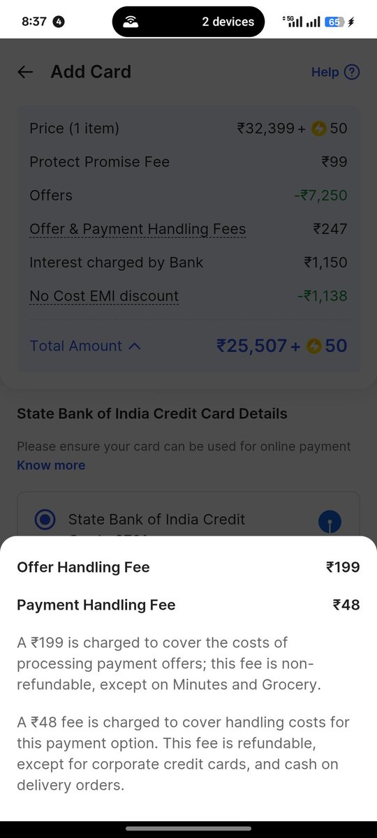 LearnerPiyush's tweet image. "@Flipkart, you're becoming increasingly shameless! When will our government take notice? They're adding hidden charges left &amp;amp; right, luring customers with fake promotions &amp;amp; then slapping them with platform fees, credit card charges &amp;amp; more! 
#JusticeForCustomers #ECommerceReform"