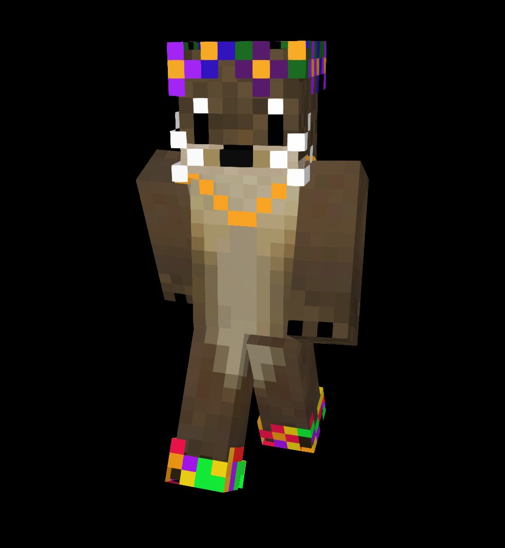 I didn't know how to humanize ottels so I just gave her an otter onesie #ottelsfanart 🦦 (identical to the skin btw)