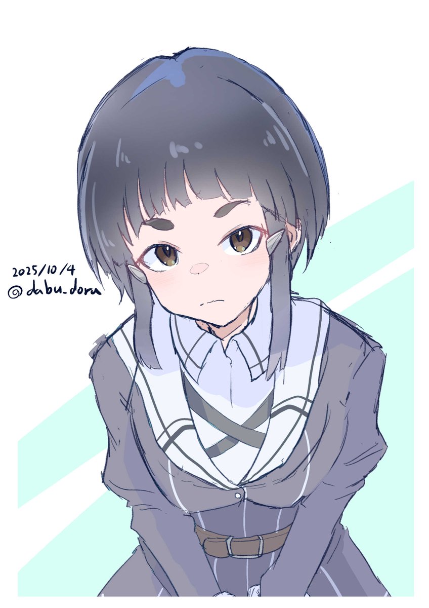 イントレピッド(艦隊これくしょん) 「#3連休はフォロワーが増えるらしい 安定のワンドロ」|ダブドラのイラスト