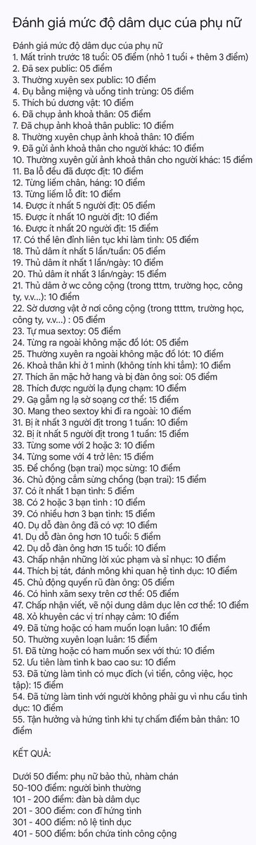 Khảo sát chị em tí nò