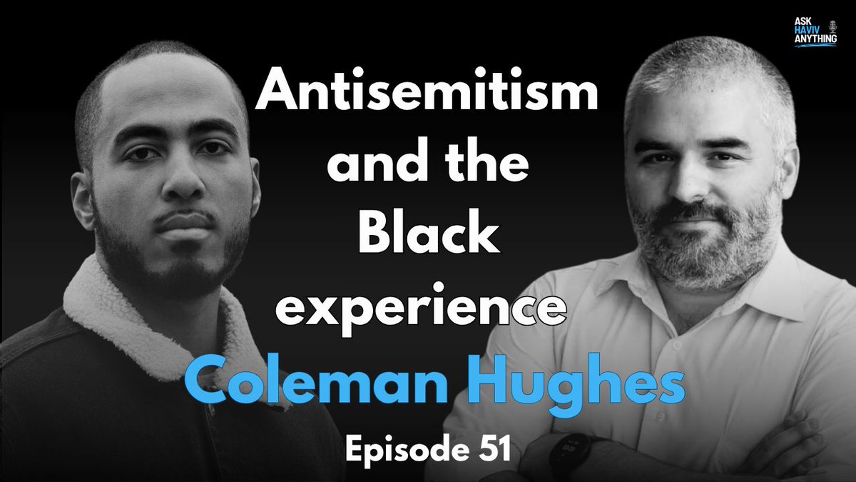 RachelGur's tweet image. It is a pleasure to host @coldxman
in a new episode of Ask Haviv Anything about the Gaza war, the standing of American Jews in American society and to have him guide us through a conversation on the complicated intellectual and cultural story of Black antisemitism in America.&amp;gt;