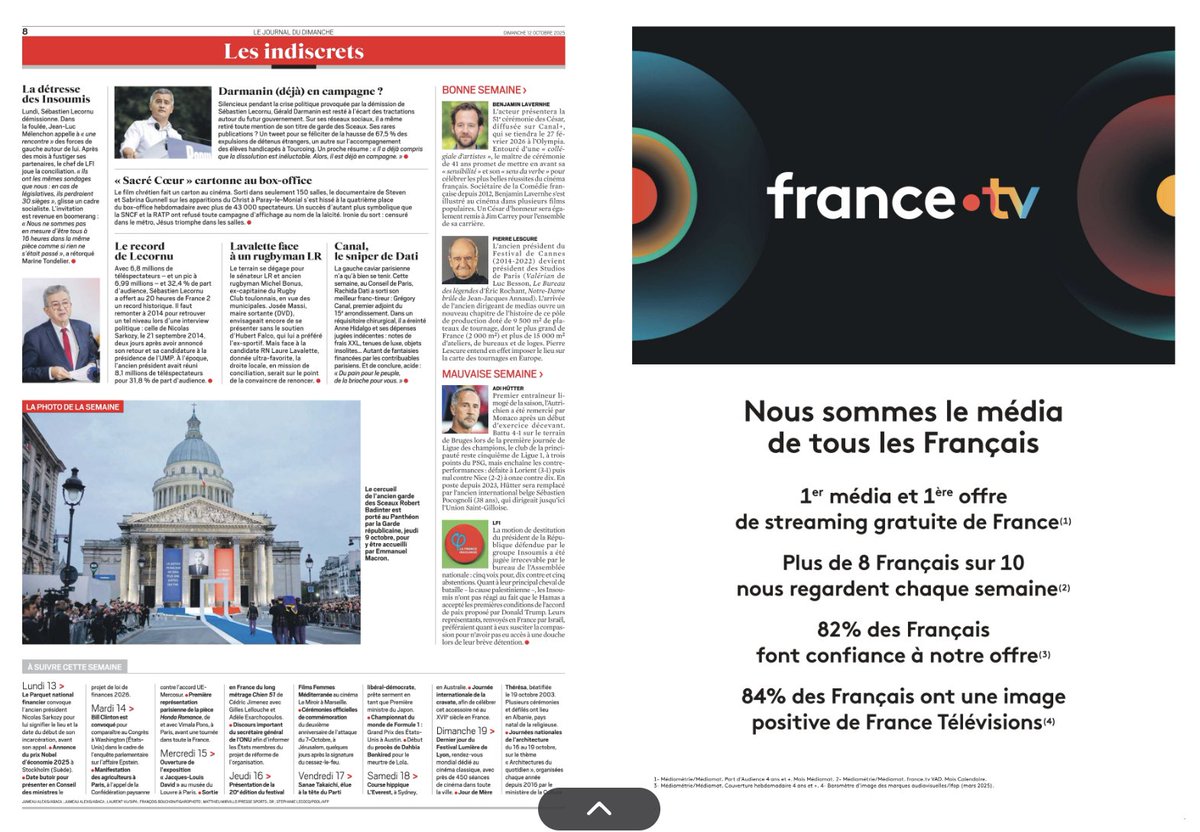 Garriberts's tweet photo. Eh bien @FranceTV, on finance l'empire Bolloré? https://t.co/KuqJXM0opf