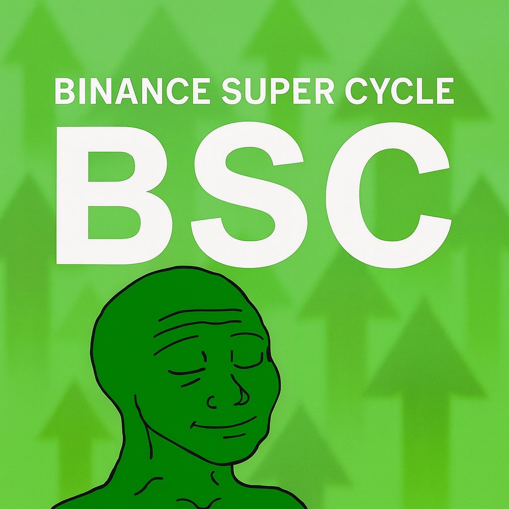 BinanceSuperCy's tweet image. From copium to hopium to reality.

The ticker is $BSC