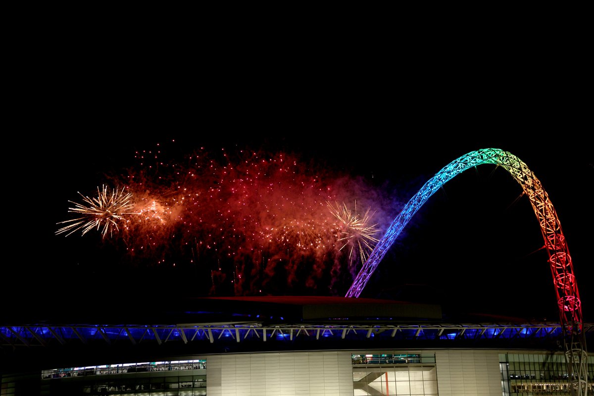 wembleystadium's tweet photo. A month already!? 🥹 

The Music Of The Spheres World Tour will forever light up Wembley 💙 ✨ 🪐 https://t.co/mROXwJBktN