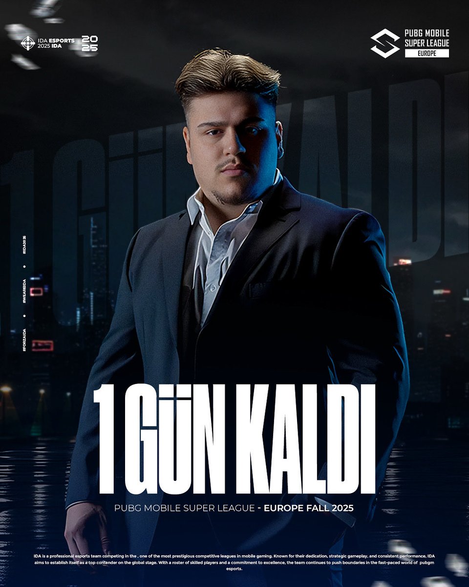idaesports's tweet photo. Avrupa Şampiyonası için son 1 GÜN!🔥
Herkes hazırsa alana inişe geçiyoruz. 😎
#PMSL #PMSLEU #IDAESPORTS https://t.co/way6HM4pjB
