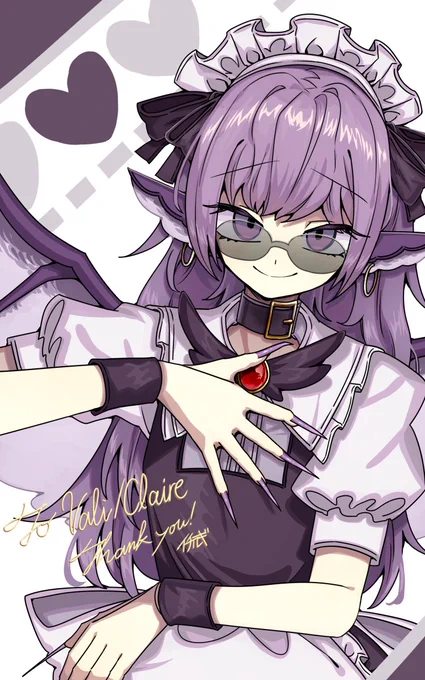 Skebで描いたクライアントさんの東方二次創作キャラです