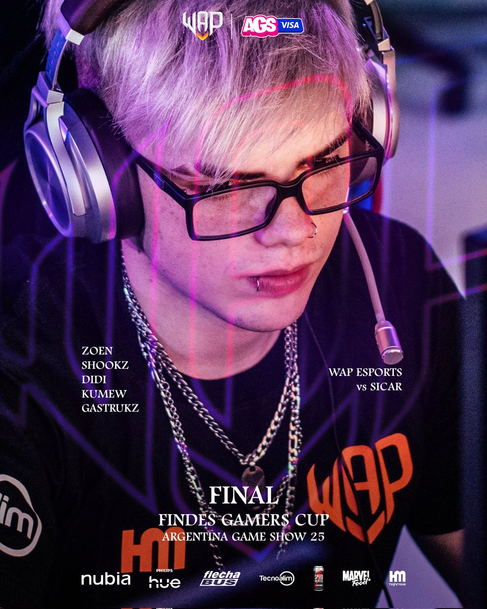 Final presencial de LoL en <a href="/ArGameShow/">AGS Visa 🎮🕹️</a>

A partir de las 15hs, Bo3 por el título 🙌