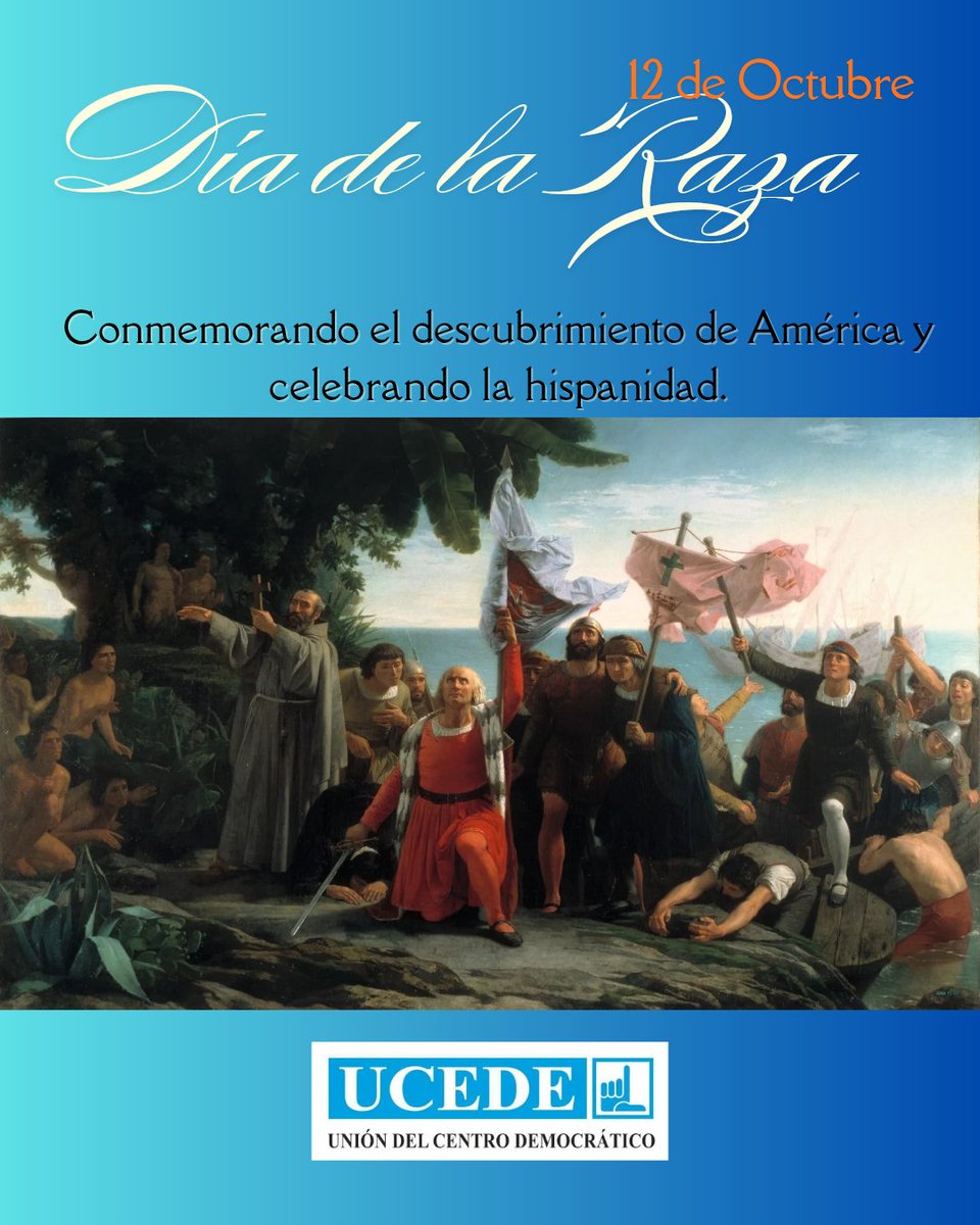 UCeDeCapital's tweet photo. 12 de Octubre - Día de la Raza.
A 533 años del descubrimiento de América. https://t.co/L0AHsnkBiH