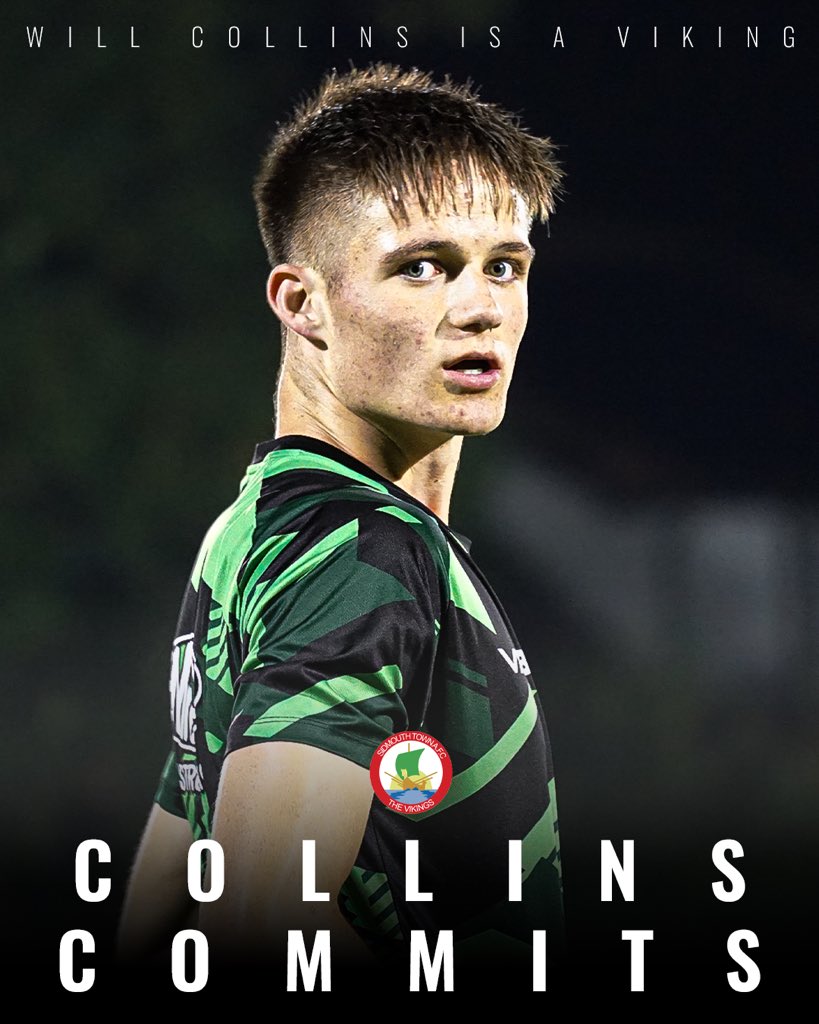 📝 We are pleased to announce that after originally signing on a dual registration with <a href="/CreddyAFC/">Crediton United AFC</a> 

Will Collins has made the decision to sign permanently making him a Viking for the rest of the season 💚

Welcome <a href="/WillCollin9025/">Will Collins</a> 🤝

#UTV💚 #Vikings