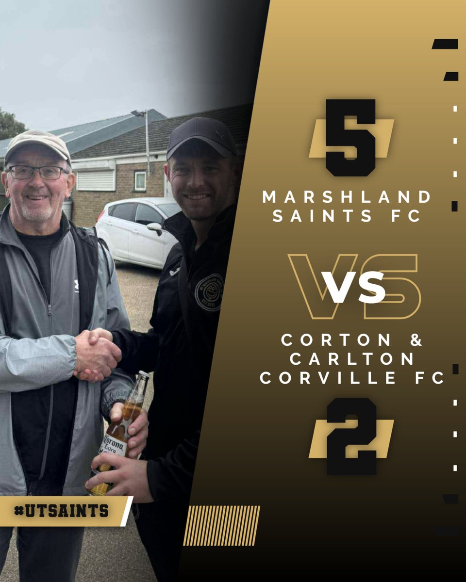 MarshlandSaints's tweet photo. Into the hat we go 🎩

4 1/2 hour round trip made worthwhile with the lads brushing aside @cccsaxons

A slow start and tough playing surface made it difficult for us.

Speedy recovery for the @cccsaxons Goalkeeper and Midfielder who were both injured.

#UTSAINTS #GOMEZBALL https://t.co/SvIZNiM0UC