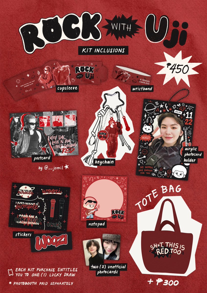 finallyyyy it’s time for the #RockWithUjiCSE kit reveal~ 🤘🏼🎸

come celebrate woozi with us this november! see you there?

register here: forms.gle/UMYvEmQ2GEbkgM…

📆 sunday, november 23
⏰ batch 1: 1:30-3:30PM
⏰ batch 2: 3:30-5:30PM
📍 somewhere cafe (sampaloc, manila)