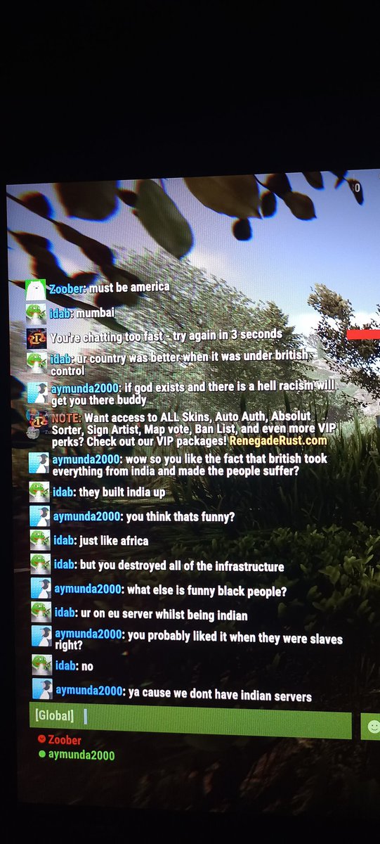 its_zeu's tweet image. Got racially targeted in a Rust server just for being an INDIAN. 

It’s 2025 and people still think ‘where you’re from’ defines your worth. Grow up. Pulling someone down won’t lift you up.

#RUST