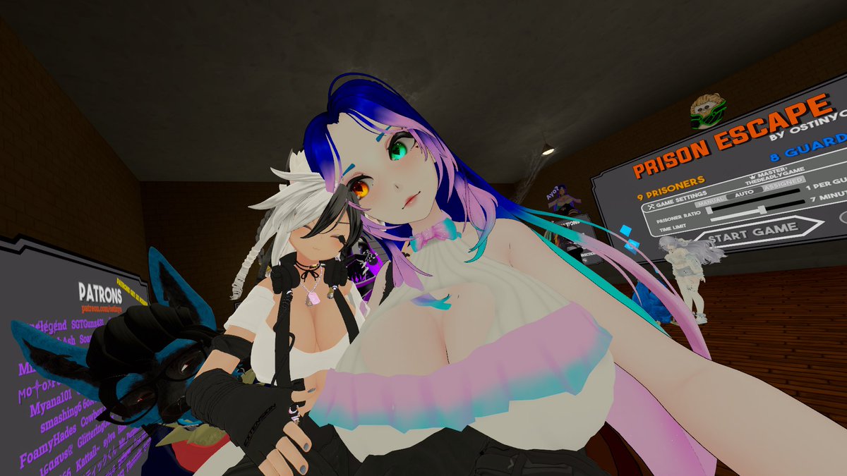 CpuAzazel's tweet image. Had a fun time at @TheDeadlyGameAJ bday party in #VRC