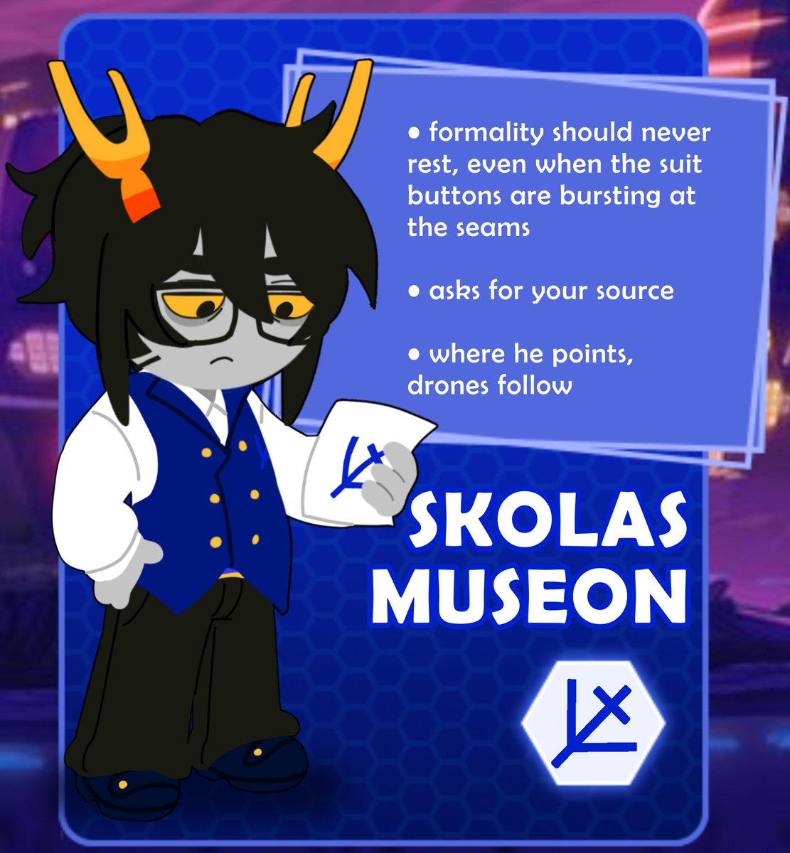 cobblepillar's tweet image. Let&apos;s all be miserable indigos and not tell the rustie
#Hiveswap