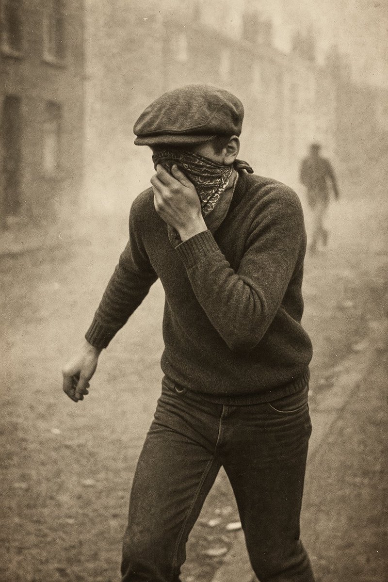 #OnThisDay 𝟭𝟮 𝗢𝗰𝘁𝗼𝗯𝗲𝗿 𝟭𝟵𝟳𝟬
As troops fired gas canisters in Derry, ex-MP Eddie McAteer alleged a “peace by poison" strategy, and described the Bogside as “one huge gas chamber.”
eamonphoenixfoundation.com/on-this-day-po…
#derry #irishhistory
𝘐𝘮𝘢𝘨𝘦: 𝘎𝘦𝘮𝘪𝘯𝘪