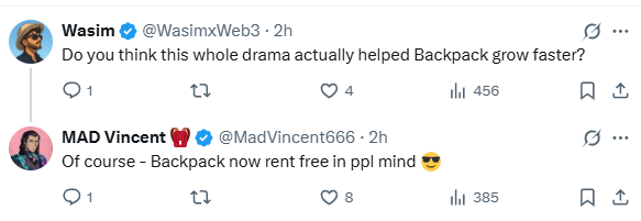 CryptoA77468's tweet image. Some KOLs are just shameless. And saying all this somehow helped Backpack? That’s like saying CZ tweeting right before the FTX crash was a good move for FTX