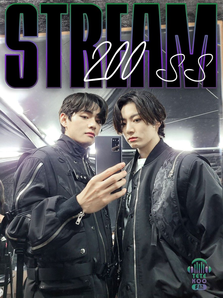 tetekoofm's tweet photo. 🔔 BOOSTER STREAMING PARTY🎶
—Drop 200 streaming SS with your fav Taekook moments pic or gifs.
Let's focus on streaming, be serious we have goals to achieve‼️
🔗https://t.co/UTqXwjLeiC
🔗https://t.co/MudfBD13Xy
tags:
STREAM FOR TAEKOOK
#TaekookStreamingParty https://t.co/Dg0Pd5dclk