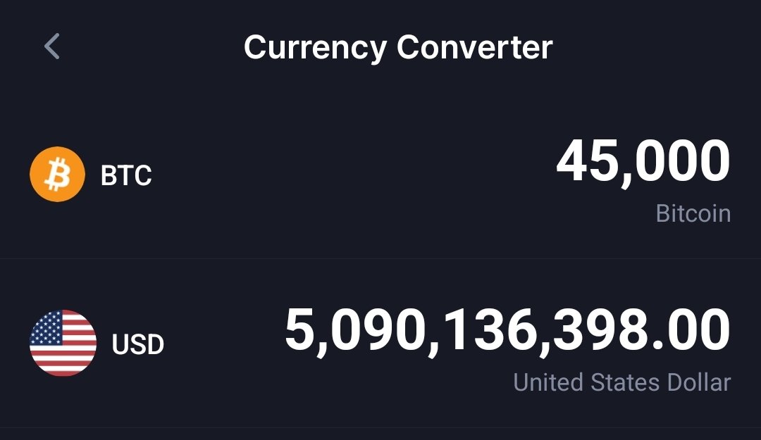 BlackRock yesterday bought $5B worth of 45000 BTC 

Now they are $90,000,000. In profit just a day !