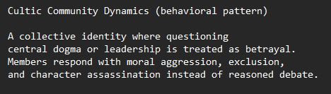 DoingFedTime's tweet image. What crypto &apos;community&apos; do you know that falls into this pattern?
