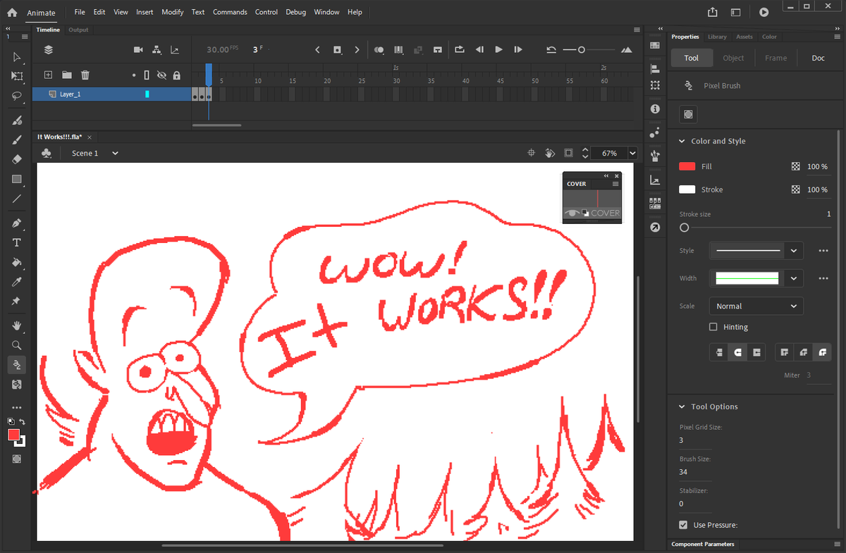 Have been busy, but I finally added Windows pen pressure support to Pixel Brush!

Still considering some additional features, but I'd say it's almost ready!