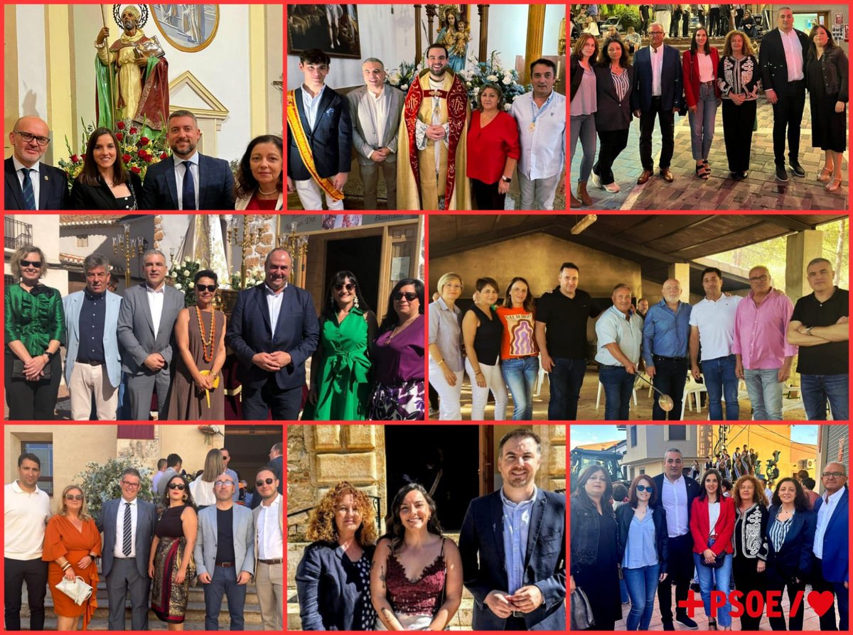 PSOE Albacete (@psoealbacete) on Twitter photo ☺️Cerramos (por ahora) la temporada de #fiestas que ha llenado de vida cada #pueblo
🌹En Pozohondo, Alatoz, Valdeganga y Povedilla (en honor a la Virgen del Rosario) y 🍇 Fuente-Álamo (San Dionisio)
Gracias por mantener vivas nuestras tradiciones, impulsando unión y convivencia ☺️Cerramos (por ahora) la temporada de #fiestas que ha llenado de vida cada #pueblo
🌹En Pozohondo, Alatoz, Valdeganga y Povedilla (en honor a la Virgen del Rosario) y 🍇 Fuente-Álamo (San Dionisio)
Gracias por mantener vivas nuestras tradiciones, impulsando unión y convivencia