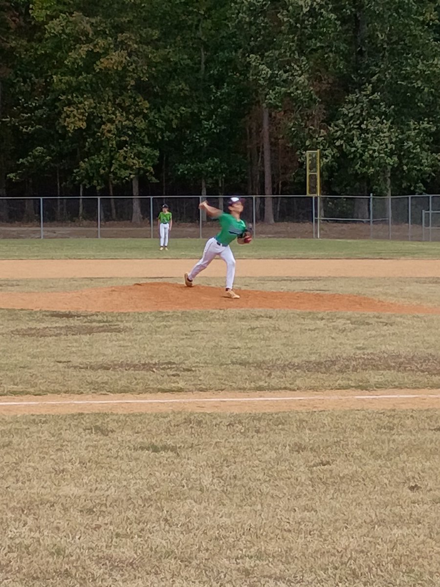 Austin_Coe_11's tweet photo. Fun day of baseball.  Came in relief and got the win on the mound.  2 and 1/3 innings pitched 0 runs and 3ks.  At the plate 2 for 2 with a double and 3 RBIs. https://t.co/f2sm4VB9FB