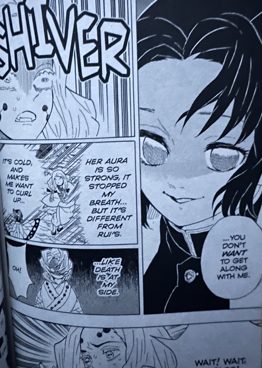 Kam_epic26's tweet image. "Shinobu doesn't have aura" 

bitch, please. Canonically she has it and it's pretty damn heavy btw